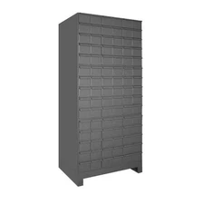 Durham Mfg 026-95 Prime Cold Rolled Steel Enclosed Bin Shelving, 12 1/4 In D X