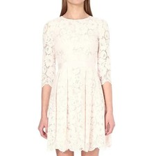 Ted Baker Light Pink Ameeya Floral Lace Skater Dress, Size 1 | Small, NWT! $335