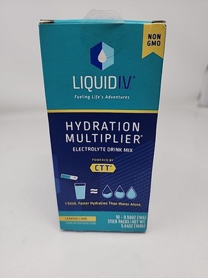 Liquid I.V. Hydration Multiplier Lemon Lime Drink Mix | 10 Packets 03/26