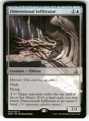 Dimensional Infiltrator 44 Rare Oath of the Gatewatch Magic: The Gathering NM