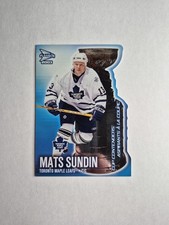 2002 Prism Platinum Cup Contenders Die Cut Mats Sundin - Toronto Maple Leafs #6