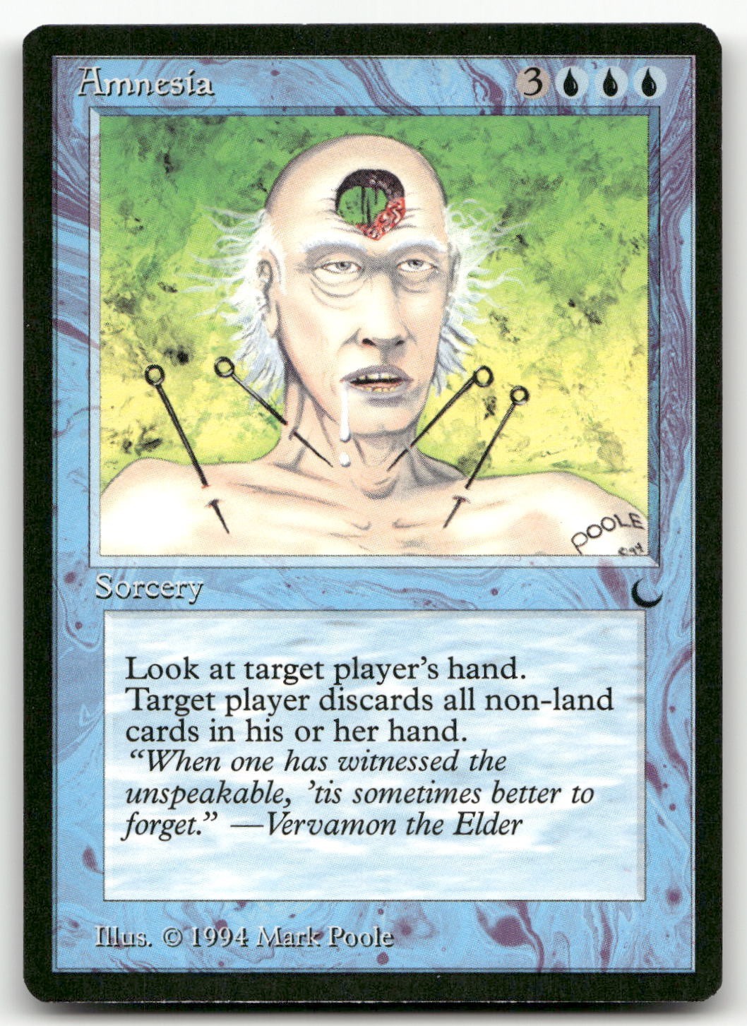Amnesia (NM) The Dark DRK Magic MTG
