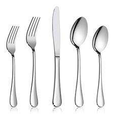 60-Piece Silverware Set, E-far for 12, Service 12