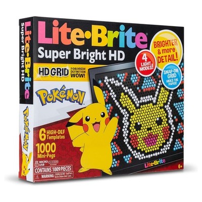 Lite Brite Pokemon Edition Leucht-Bildtafel 02392 Kinder Spielzeug Geschenk