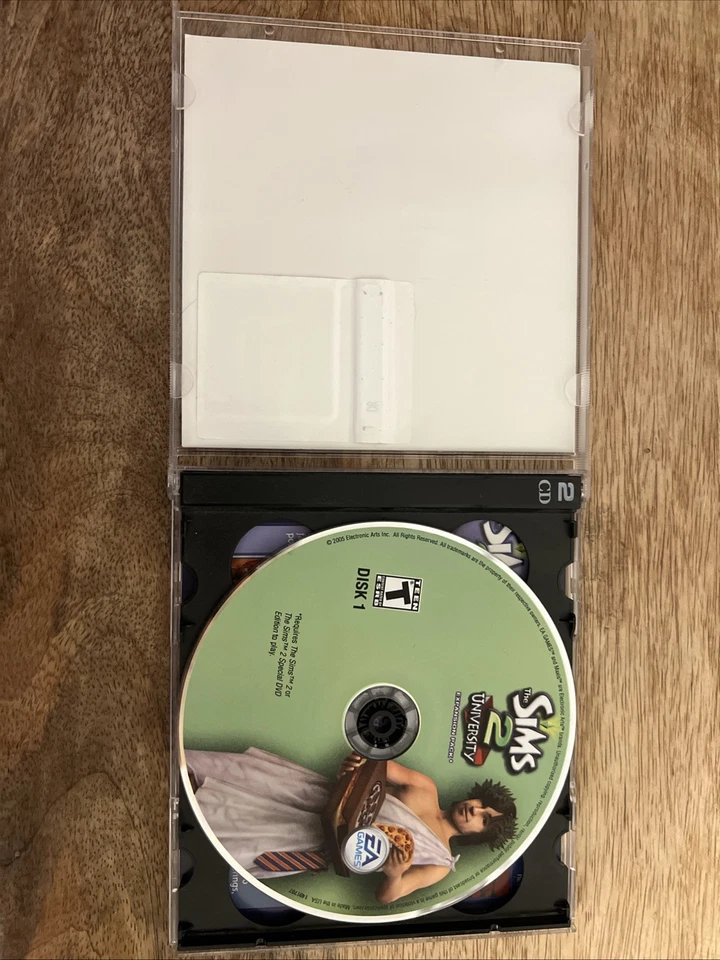 The Sims 2 University Expansion Pack Video Game Pc Cd-ROM T-Teen EA Games - Image 3 of 4