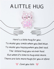 Pocket Hug - Cat Pocket Hugs for Friends, Hug Gift, Little Pocket Hug, Sending a