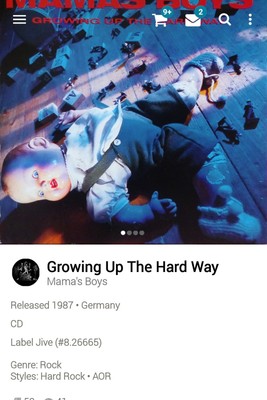 Mama's Boys ~ Growing Up The Hard Way Hi-Tech AOR CD 1987 Melodic Rock FM Dare