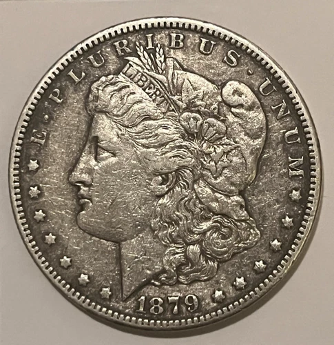 1879-s Rev 78 Morgan Silver dollar ,  EF  , Scarce