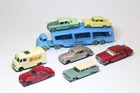 Matchbox Lesney A2 Bedford Car Transporter With Cars Ford, Jaguar, Rolls, Austin
