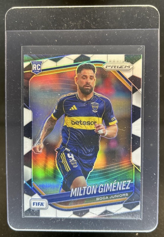 2025-26 Panini Prizm FIFA Milton Gimenez RC Soccer Ball Prizm Rookie #172 Boca