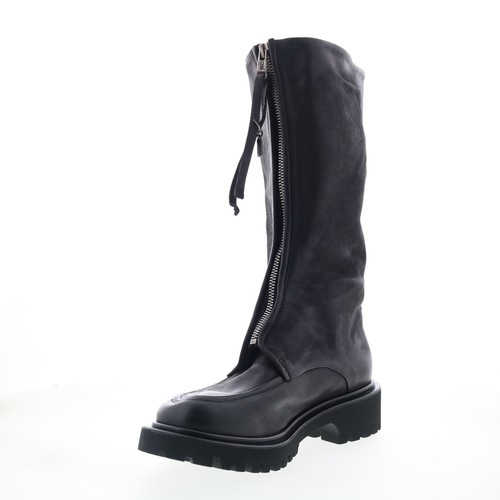A.S. 98 Tayton Womens Black Leather Zipper Knee High Boots 37 - Picture 4 of 8