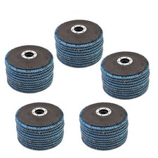 50 Pack 40 Grit 4-1/2" X 7/8" T29 Premium Zirconia Flap Disc Sanding Grinding