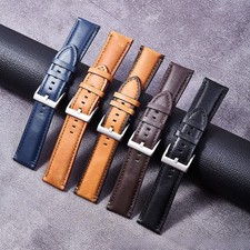 Cowhide Genuine Leather Watch Strap Soft Quick-release Band 20 22 24 for Fossil
