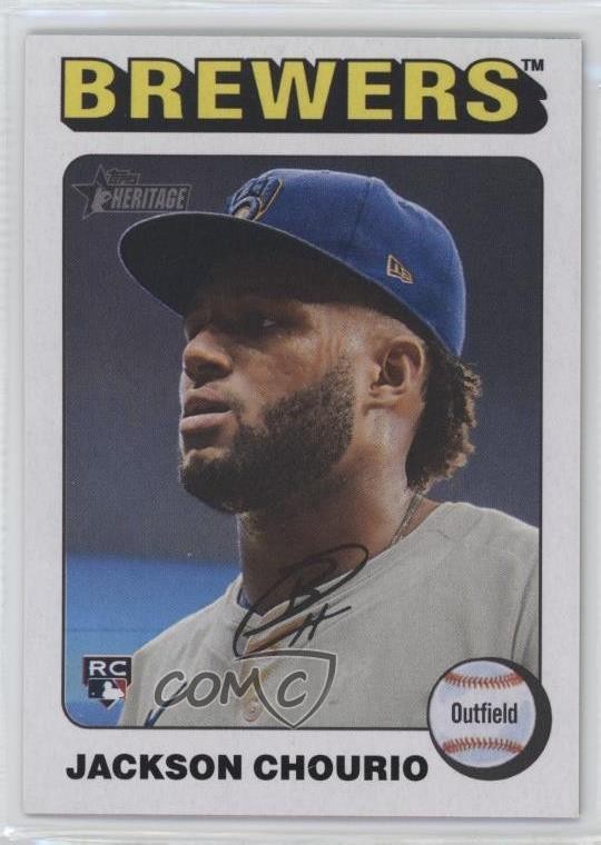 2024 Topps Heritage High Number White Border Jackson Chourio #632 1od0