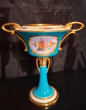 Christopher Dresser Minton Porcelain Celeste In Blue And Gold Gilt Hand Painted