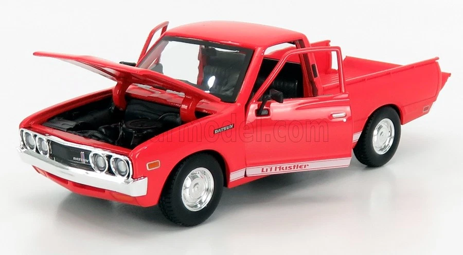 MODELLINO FURGONE STATICO MAISTO DATSUN 620 PICK-UP 1973 ROSSO SCALA 1/24 - Immagine 4 di 4
