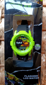 teenage mutant ninja turtles flashing lcd watch