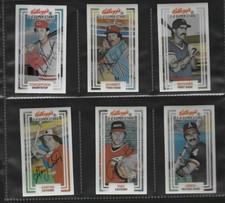 1983 KELLOGGS COMPLETE SET 60 NICE HIGH GRADE IN ALBUM 21 HOF RYAN,ROSE,BRETT