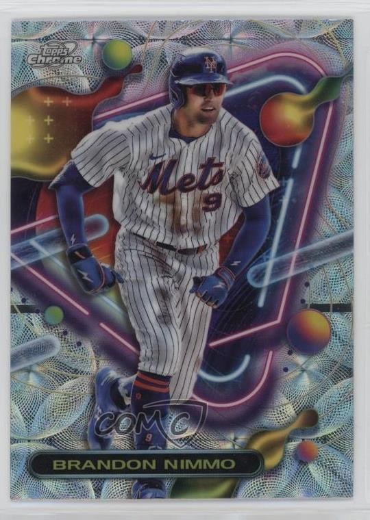 2023 Topps Cosmic Chrome Nucleus Refractor Brandon Nimmo #175 19n6