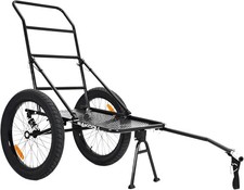 - Folding Utility eBike Trailer - Hitch Attachment Axle Extenders 16x3 Fat