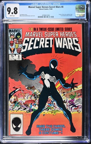 Marvel Super Heroes Secret Wars #8 CGC 9.8 Stunning! Vol 1 Origin Venom Symbiote