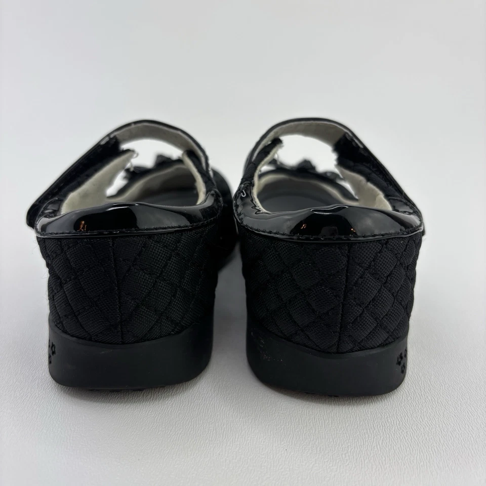 Zapatos Pediped Naomi Mary Jane Cuero Flexible Niño Pequeño Talla 10-10.5 Negros Nuevos Foto 4 de 4