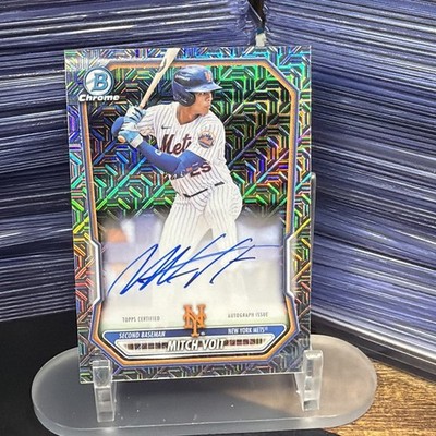 2026 Bowman Chrome Mitch Voit 1st Bowman Autograph Mojo Refractor Mets Elite