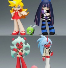 Panty and Stocking Scanty Knee Socks Figure Set Rare New Japan