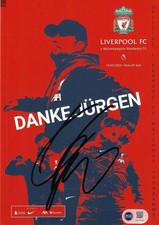 JURGEN KLOPP SIGNED FINAL LFC GAME PROGRAMME V WOLVES (ACG CERT AG18793)