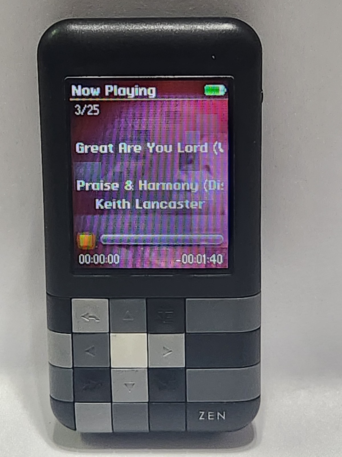 Creative ZEN Mozaic LX Black ( 4GB ) Digital Media WMA MP3 Player