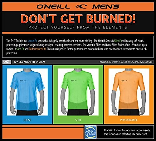 Men's Thermo-X Long Sleeve Crew-Neck Rashguard Top, UPF 50+ Sun Protection wi... - Picture 6 of 6