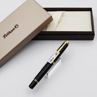 [New unused] Pelikan Fountain Pen 18C 750 Souveran M800 Brack F Nib w/Box