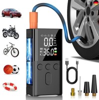 Elektrische Luftpumpe 150PSI 4 Modi Akku Kompressor Luftpumpe Fahrrad Auto