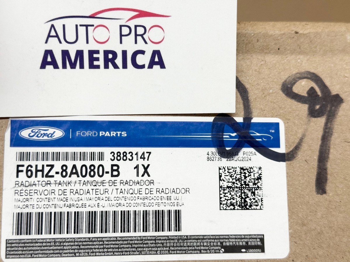 FORD OEM TANK ASY - RADIATOR OVERFLOW F6HZ*8A080*B for sale online