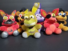 Lot of 6 Five Nights at Freddy's FNAF Plush Funko Figures 2016 8"