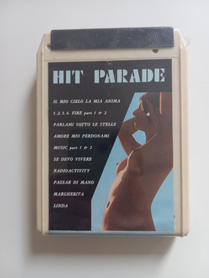 STEREO CASSETTE 8 seltene Sammlung Tracks HIT PARADE - VERSIEGELT NEU Jahr 1976