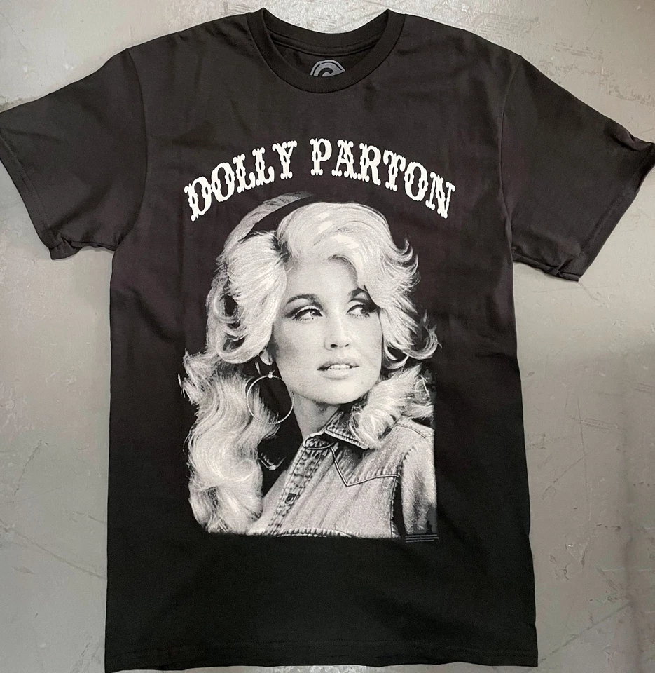 Dolly Parton DOLLY PORTRAIT LOGO T-Shirt NEW Licensed & Official - Image 1 of 1
