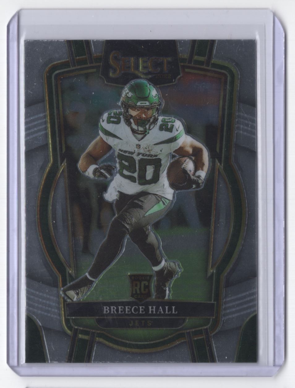 2022 Panini Select Club Level Breece Hall Rookie New York Jets #222
