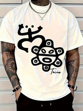 Men  s Puerto Rican Taino Sun  Coqui T-Shirt, Medium Size. New 