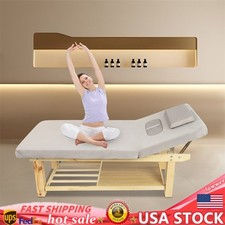 0-45 Adjustment Massage Bed Wide Physical Therapy Bed Beauty Salon Facial Bed