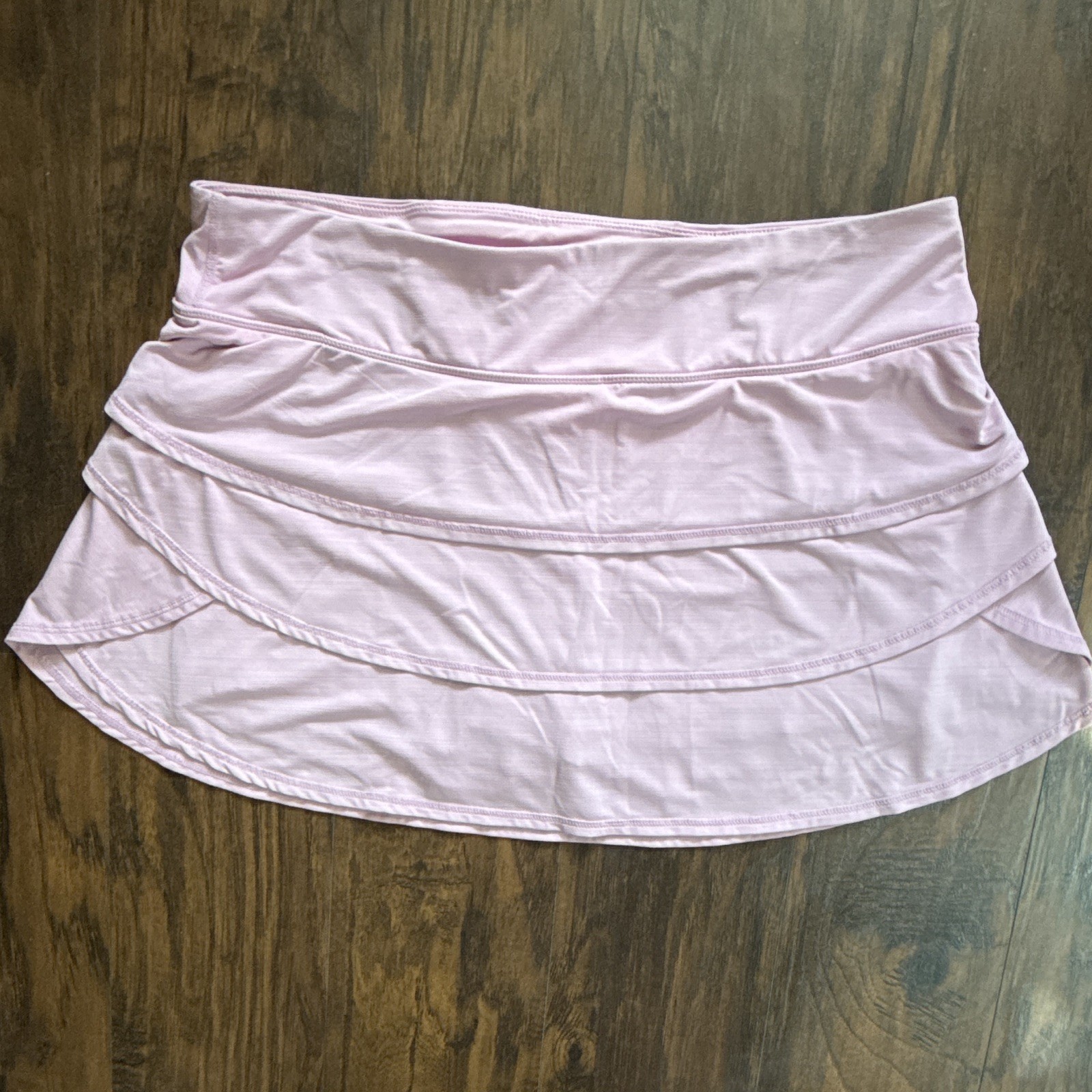 Ideology Women's XL Pink Solid Pull-On Athletic Skort w/ Shorts Zip Pocket
