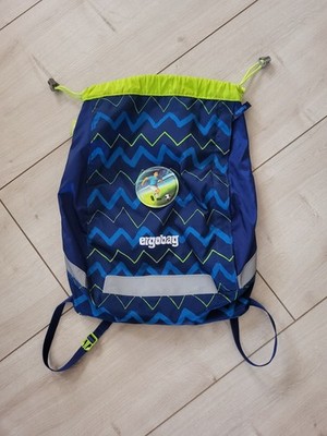 Ergobag Sportbeutel Sporttasche mit 1 Fußball Klettie