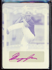 2014 LEAF PERFECT GAME KEEGAN JAMES 1/1 YELLOW PRINTING PLATE AUTO