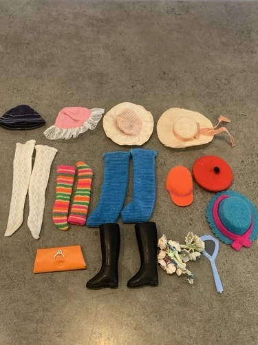 New ListingVintage Barbie Accessories Hats Socks Boots