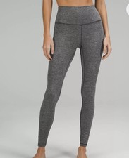 Lululemon Leggings Size 4 High Rise Wunder Under Gray workout, active, gym