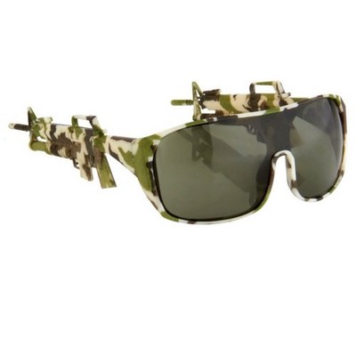 Jeremy Scott x Linda Farrow M16 Machine Gun Sunglasses | eBay