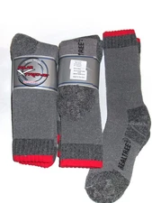 2 Pairs Mens Realtree 40% Wool Cushioned Mid/Over Calf Heavy Duty Thermal Socks