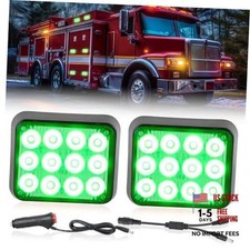 12LED Magnetic Wireless Trailer Lights 2PCS Green 12LED Green