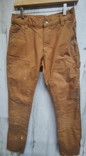 Carhartt Super Thrashed Double Knee Canvas Carpenter Pants 26W Modified Grunge