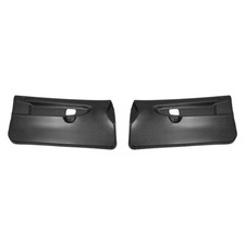 Fits Bmw E36 Coupe Black Inner Door Panels Abs Plastic Front 2pcs Pair